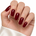Burgundy Muse Semi-Cured Gel Nail Strips – 16 Strips | UV/LED Lamp Required