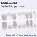 Shiny Glitter-Semi-cured Gel Nail Strips 16 Tips