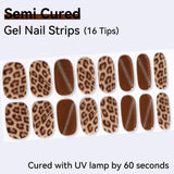 Cat Eye Magnetic Effect-Semi-cured Gel Nail Strips 16 Tips