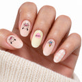 Sweet Doodle Semi-Cured Gel Nail Strips – 16 Strips | UV/LED Lamp Required