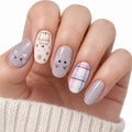 Kitty Twinkle Semi-Cured Gel Nail Strips – 16 Strips | UV/LED Lamp Required