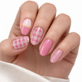Pink Diamond Semi-Cured Gel Nail Strips – 16 Strips | UV/LED Lamp Required