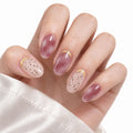 Mauve Reverie Semi-Cured Gel Nail Strips – 16 Strips | UV/LED Lamp Required