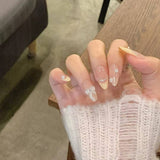 Premium Press-on Nails | Luxury Salon-Quality Reusable Nails - French Manicure, Cat Eye, & 3D Art Designs