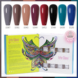 8ml Gel Nail Polish Box Set-8 Bottles Color Gel (ZH01~~ZH18)
