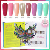 8ml Gel Nail Polish Box Set-8 Bottles Color Gel (ZH01~~ZH18)
