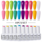 Arte Clavo 10pcs HEMA TPO FREE Gel Nail Polish (10B-ZH17~ZH30)