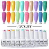 Arte Clavo 10pcs HEMA TPO FREE Gel Nail Polish (10B-ZH17~ZH30)