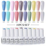 Arte Clavo 10pcs HEMA TPO FREE Gel Nail Polish (10B-ZH17~ZH30)