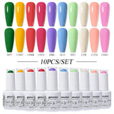 Arte Clavo 10pcs HEMA TPO FREE Gel Nail Polish (10B-ZH17~ZH30)