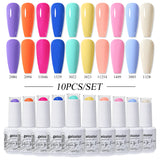 Arte Clavo 10pcs HEMA TPO FREE Gel Nail Polish (10B-ZH17~ZH30)