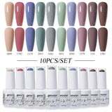 Arte Clavo 10pcs HEMA TPO FREE Gel Nail Polish (10B-ZH17~ZH30)