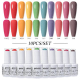 Arte Clavo 10pcs HEMA TPO FREE Gel Nail Polish (10B-ZH17~ZH30)