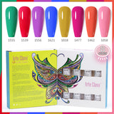 8ml Gel Nail Polish Box Set-8 Bottles Color Gel (ZH48~~ZH67)