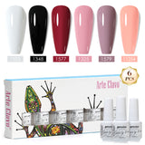 8ml Gel Nail Polish Box Set-6 Bottles Color Gel(ZH50~~ZH76)
