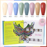 8ml Gel Nail Polish Box Set-8 Bottles Color Gel (ZH48~~ZH67)