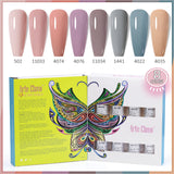 8ml Gel Nail Polish Box Set-8 Bottles Color Gel (ZH48~~ZH67)