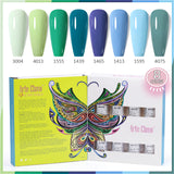 8ml Gel Nail Polish Box Set-8 Bottles Color Gel (ZH48~~ZH67)