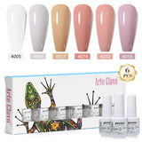 8ml Gel Nail Polish Box Set-6 Bottles Color Gel(ZH50~~ZH76)