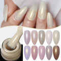 Arte Clavo HEMA and TPO Free Aurora Pearl Gel Nail Polish in elegant bottle with shimmering pearl finish sample
