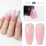 15ml Jelly Extension Poly Nail Gel Polish