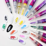 Three-In-One Nail Oil Glue Pen Nail Art Drawing Pen Liner Marker