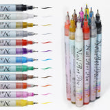 Three-In-One Nail Oil Glue Pen Nail Art Drawing Pen Liner Marker