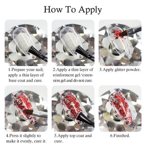 NAILCO Nail Glitter Gold Foils Irregular Aluminum Snowflakes Maple Leaves Thin Paillette Butterfly Nail Art Chrome Pigment DIY Decoration