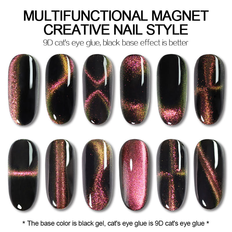 NAILCO 4 Styles Cat Eye Magnet Strong Effect Magnetic Stick For 9D Cat Eyes Gel
