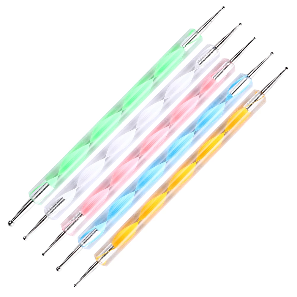 Arte Clavo 5 pcs 2 way Nail Dotting Pen kit