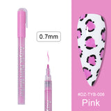 Manicure Drawing Graffiti Painting Pen Black Gold Color Nail Art Tool