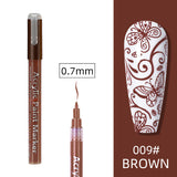 Nail Art Drawing Pen Graffiti Nail Acrylic Pen