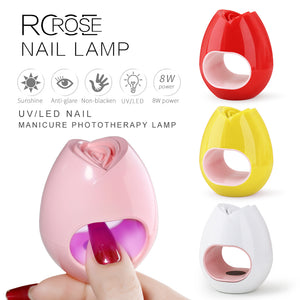 NAILCO 8W Rose Egg Design Single Finger Nail Lamp Curing All Kinds Of Nail Gel