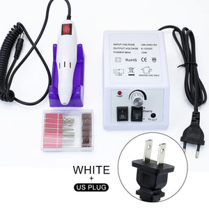 NAILCO 12W Electric Nail Drill Machine Including 6PCS Optional Bits