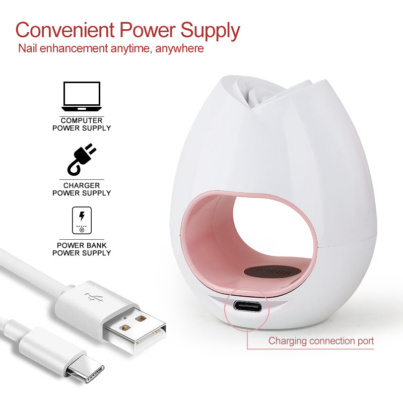 NAILCO 8W Rose Egg Design Single Finger Nail Lamp Curing All Kinds Of Nail Gel